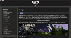 Desktop Screenshot of haikyo.org